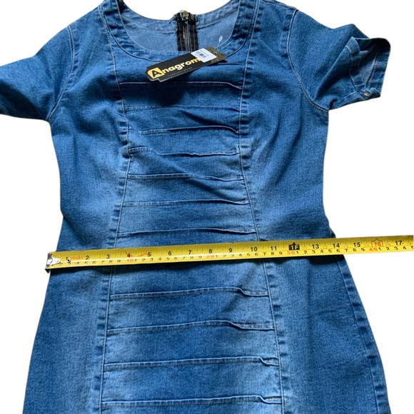 Stylish Blue Denim Dress - Picture 12 of 14